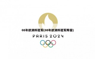08年***冠军(08年***冠军阵容)