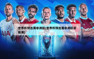 世界杯预选赛非洲区(世界杯预选赛非洲区资格赛)
